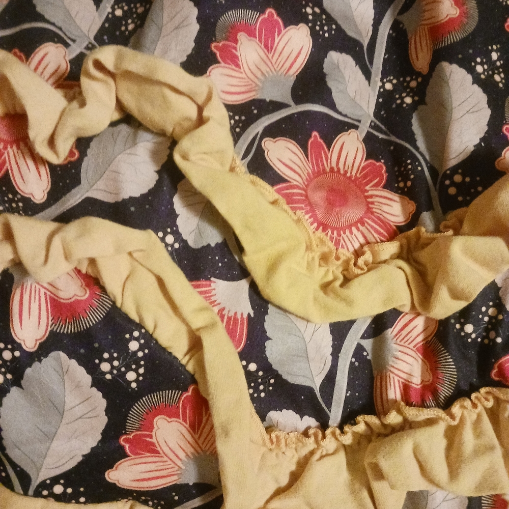 Girl's (10) Ruffle Flower Dress - Picture 6 of 7